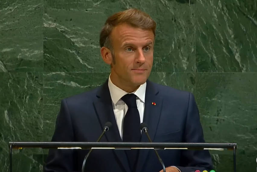 皇冠信用网登3代理_马克龙当场“回怼”特朗普:法国为成为联合国的一员而自豪